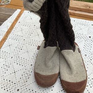 Acorn Gray and Brown Women's Slippers